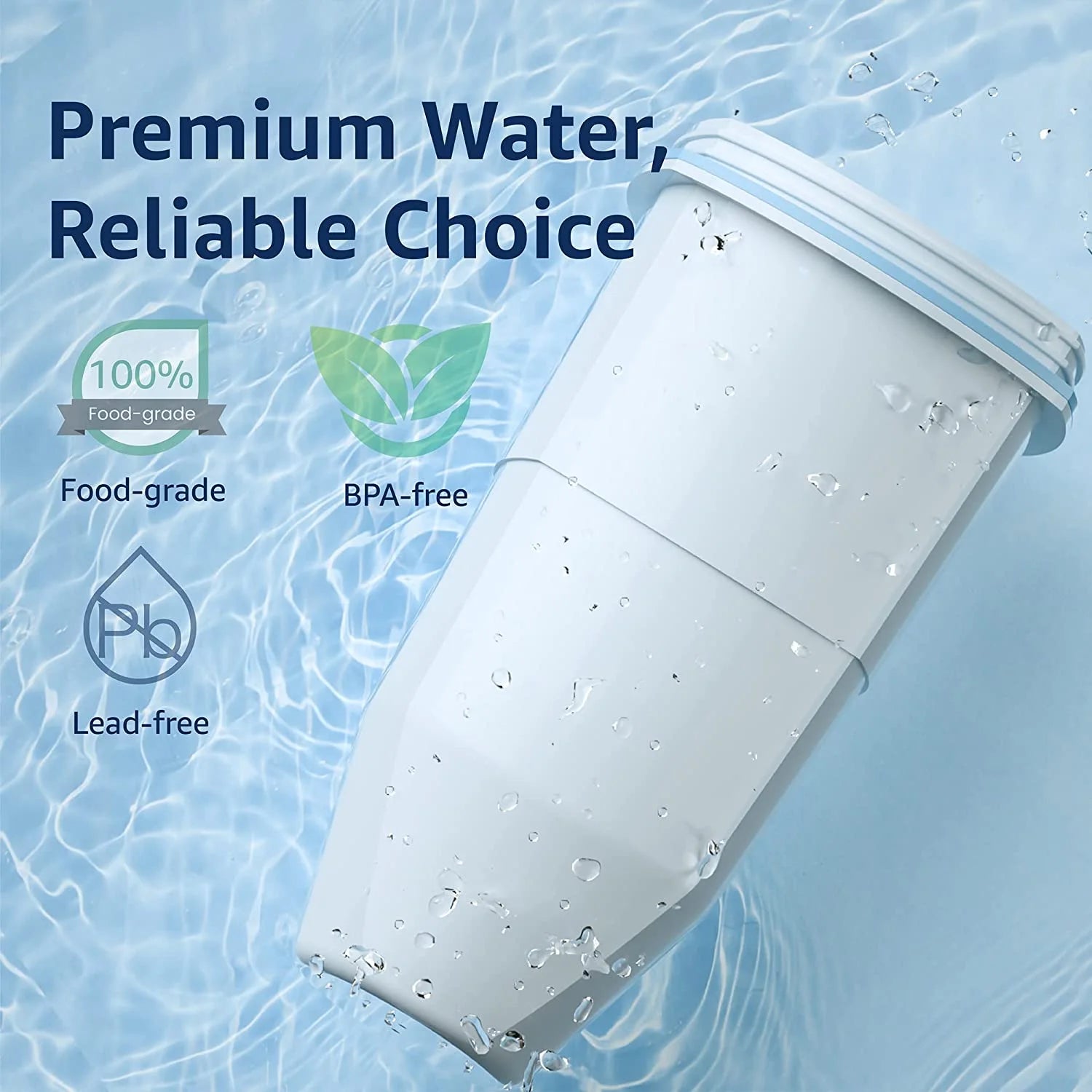4 Pack Replacement Pitcher Water Filter M57858