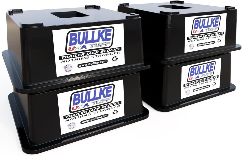 4 Pack Trailer Jack Block Stand 12,000 lbs Capacity Stabilizing Pads K25729