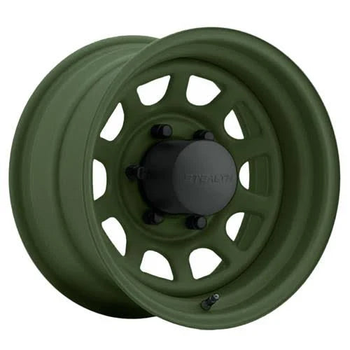 Camo Green 16x7 5x114.3mm Wheel G624