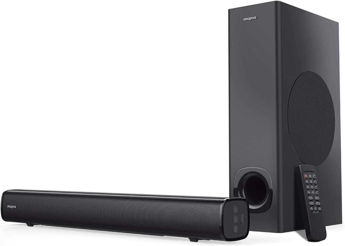 2.1 Soundbar with Subwoofer, Bluetooth 5.0, TV ARC, Optical, USB Audio, Wall Mountable P44364