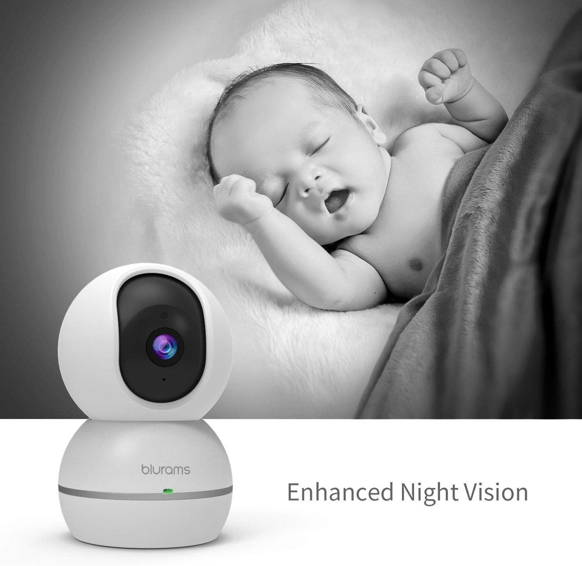 1080p Dome Security Camera PTZ Surveillance System with Night Vision Two-Way Audio Pack of 2 O146