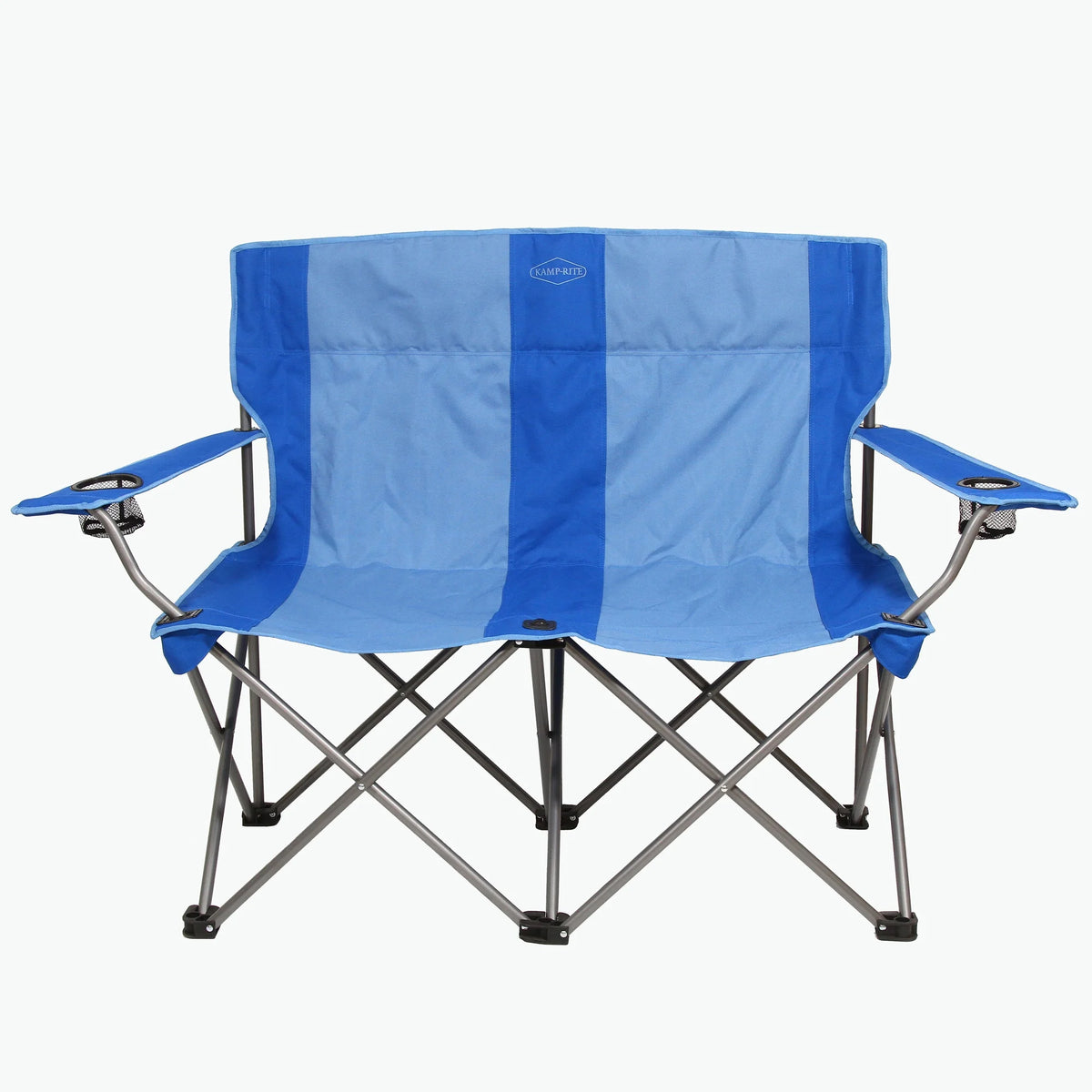 Blue Double Folding Lawn Chair R6511