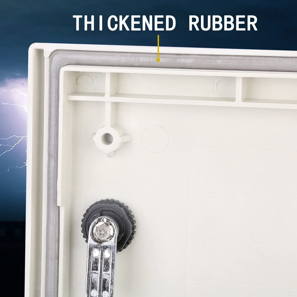19.7×15.7×7.9 Fiberglass IP65 Weatherproof Wall-Mounted Electrical Enclosure Box G65140