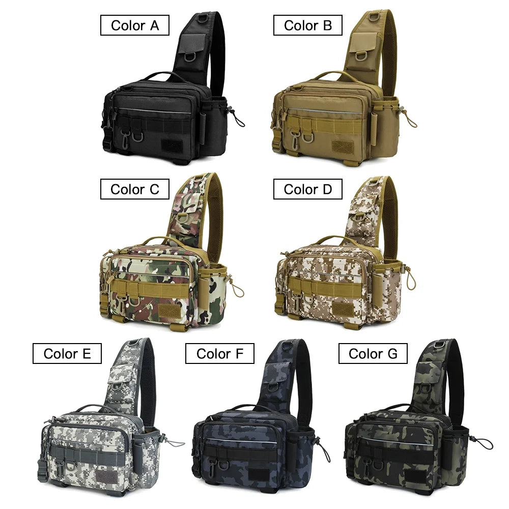 Water-resistant Fishing Sling Pack Waist Bag M5606