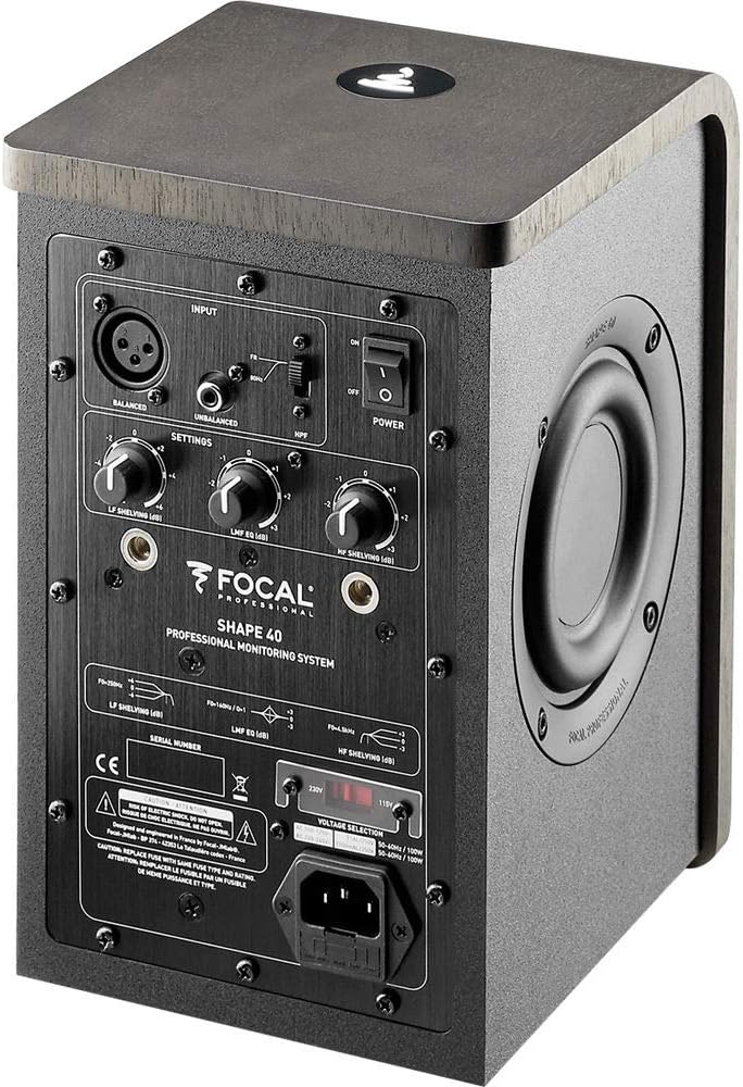 Active 2-Way Studio Speaker Monitor with Isolation Pad & Cable V739