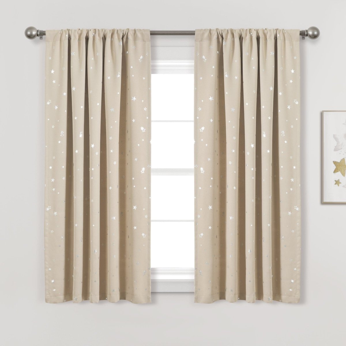 Star Blackout Window Curtain Set