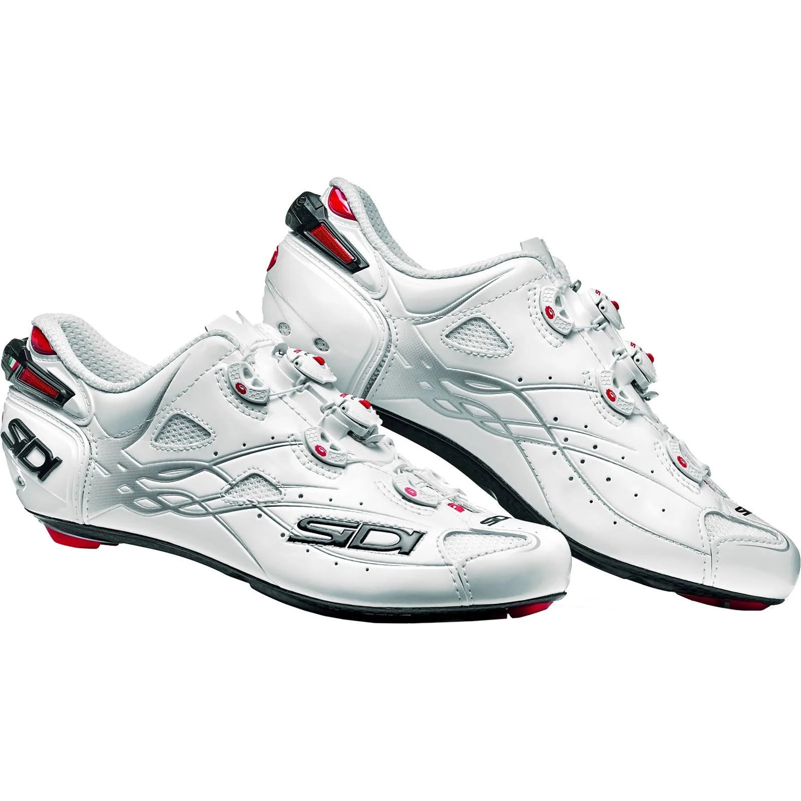White 42 Cycling Shoes Z70471