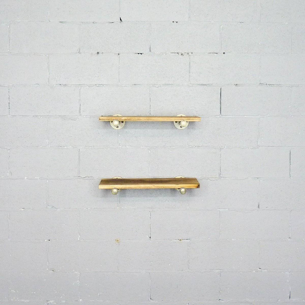 2-Piece Industrial Farmhouse Wall Shelf Set M36605