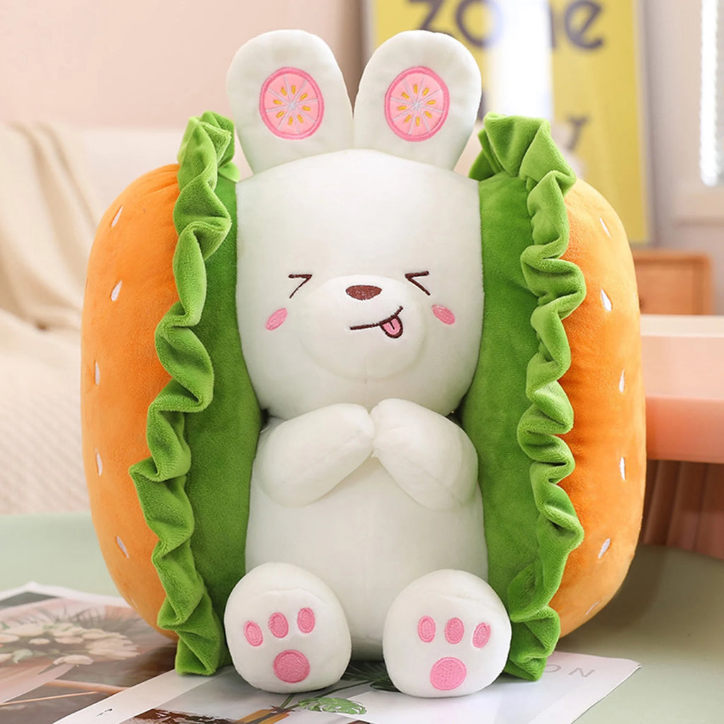 Fuzzy Hamburger Plush Toy G23941