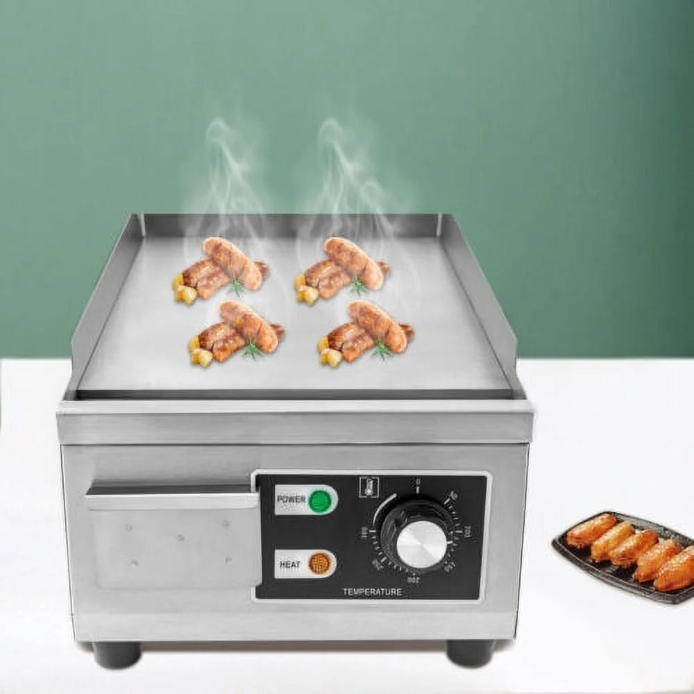 1300W Electric Griddle Flat Top Stainless Steel G170