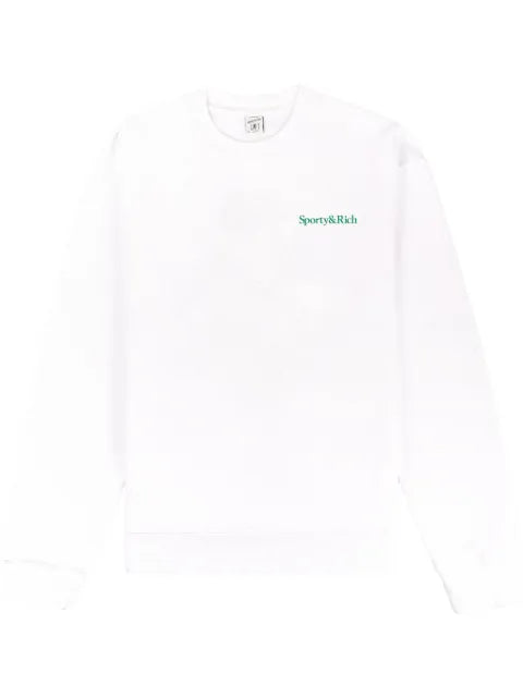Sporty & Rich Drink More Water cotton sweatshirt