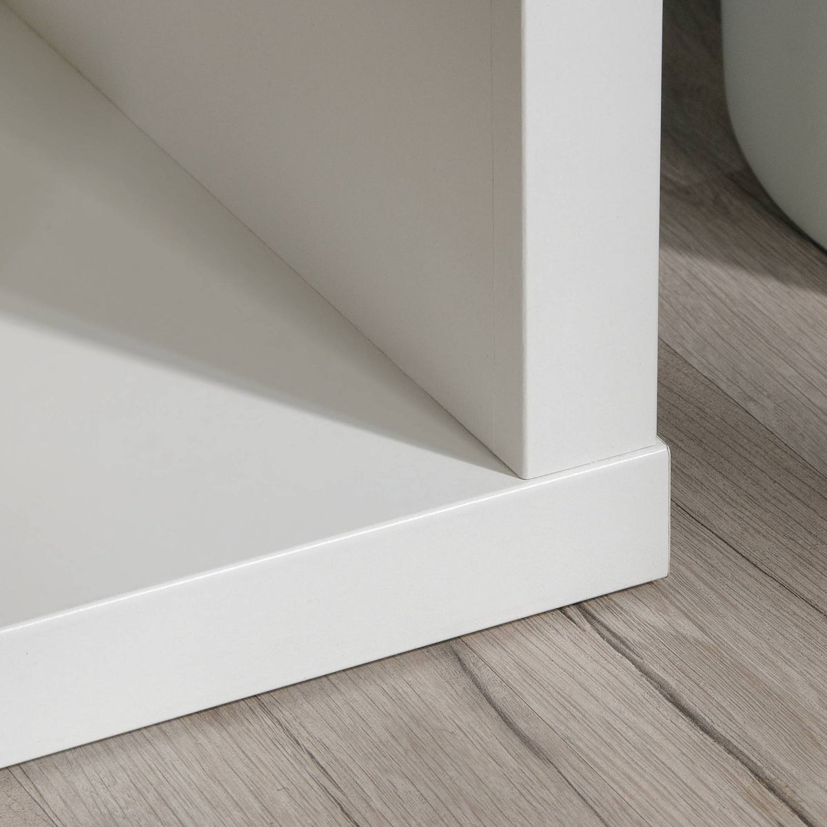 Glacier White Engineered Wood Horizontal Bookcase M74306