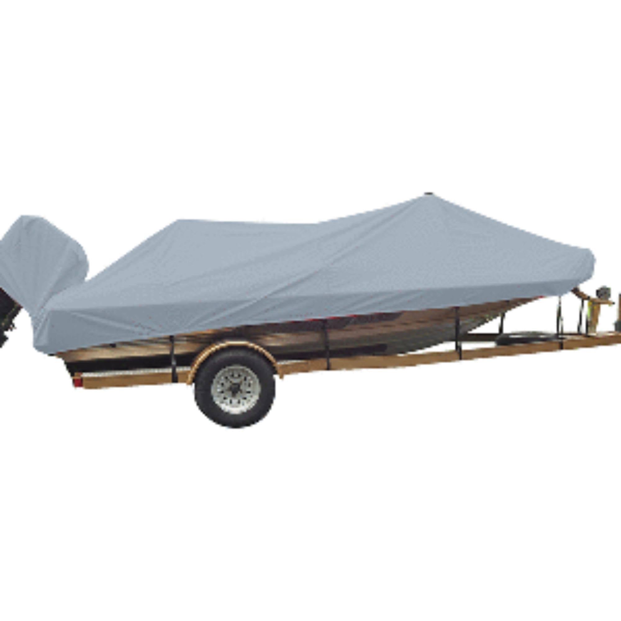 Grey Poly-Guard Boat Cover for 18.5 Wide Bass Boats C469