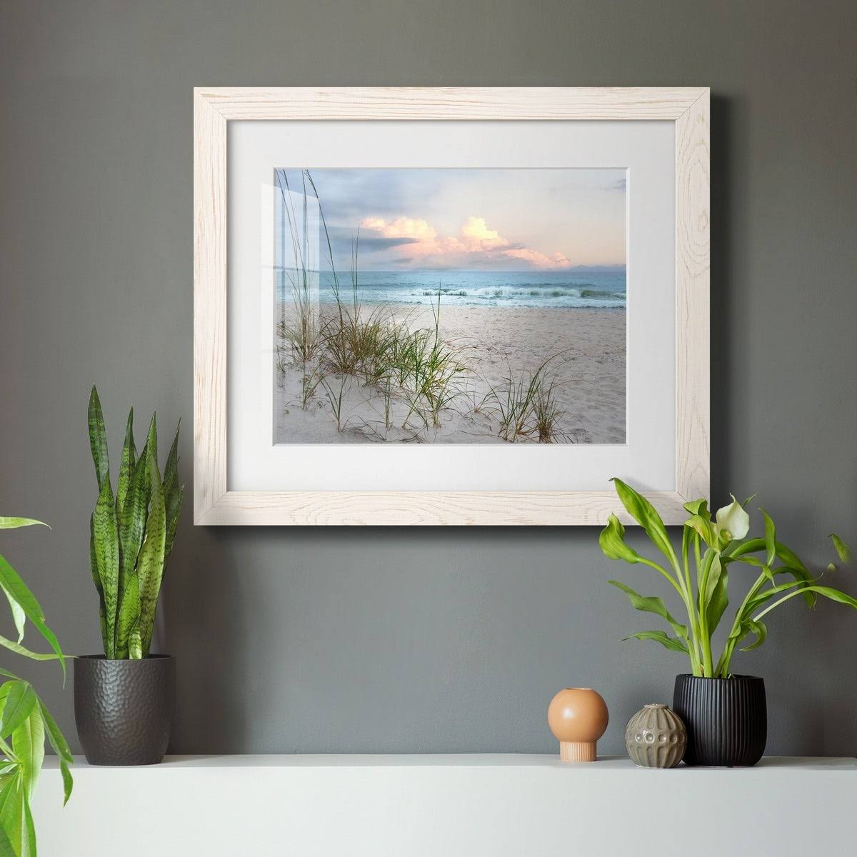 White Framed Print V533678
