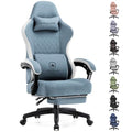 Gaming Chair with Pocket Spring Cushion and Footrest H145988