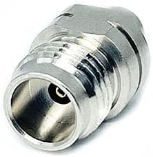1.85 mm Female to SMPM Male Microwave Adapter, DC to 67 GHz, 50 Ohm, Stainless Steel Body E204170