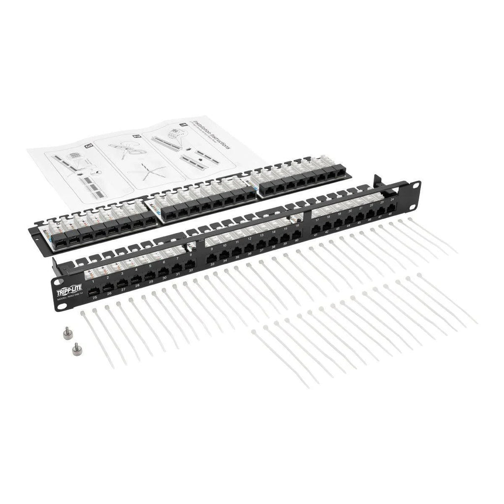 48-Port Cat5e Rackmount Patch Panel E856463
