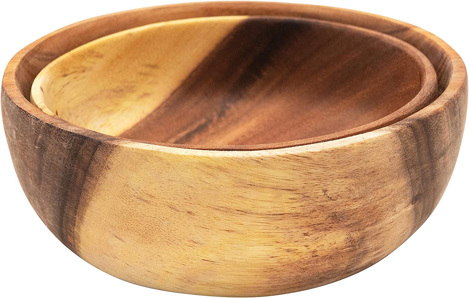 Acacia Wood Bowls, Set of 2 C53491