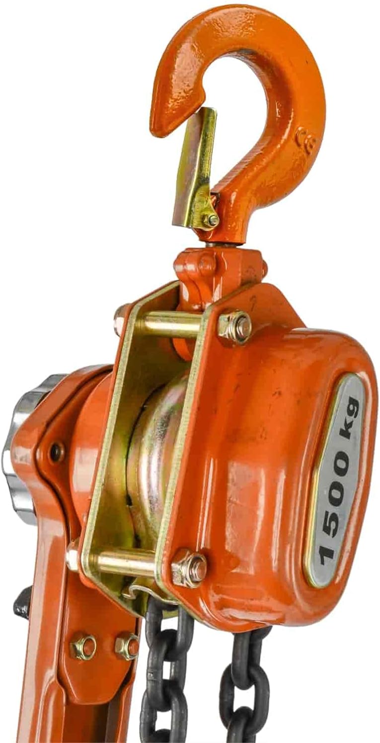 Lever Chain Hoist 1.5-Ton Capacity, 5 ft. Lift L624372