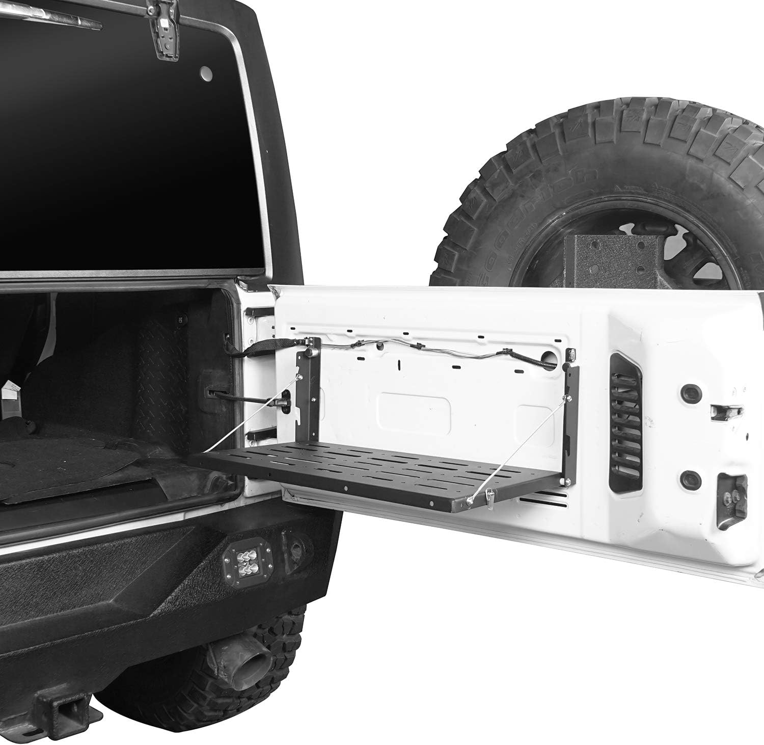Foldable Rear Door Cargo Storage Shelf Pack of 2 N682