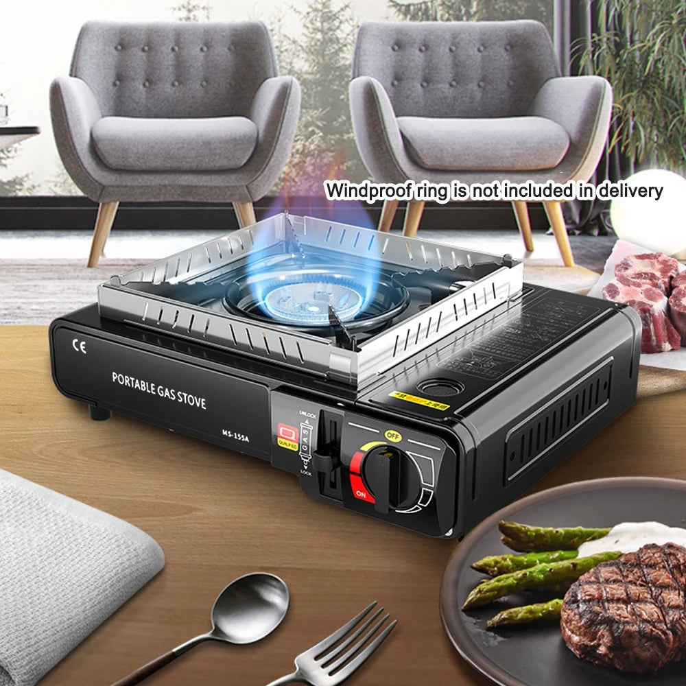 Portable 2.9KW Cassette Butane Stove with Piezo Ignition P73960