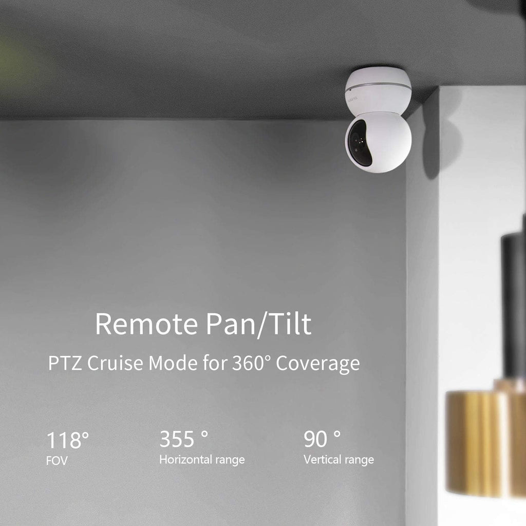 1080p Dome Security Camera PTZ Surveillance System with Night Vision Two-Way Audio Pack of 2 O146