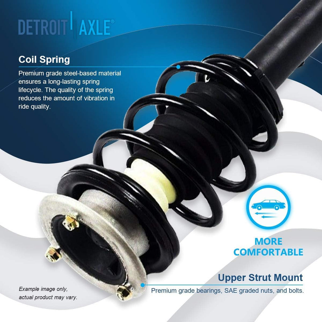 Front Struts Sway Bars Rear Shocks 6pc Set L524