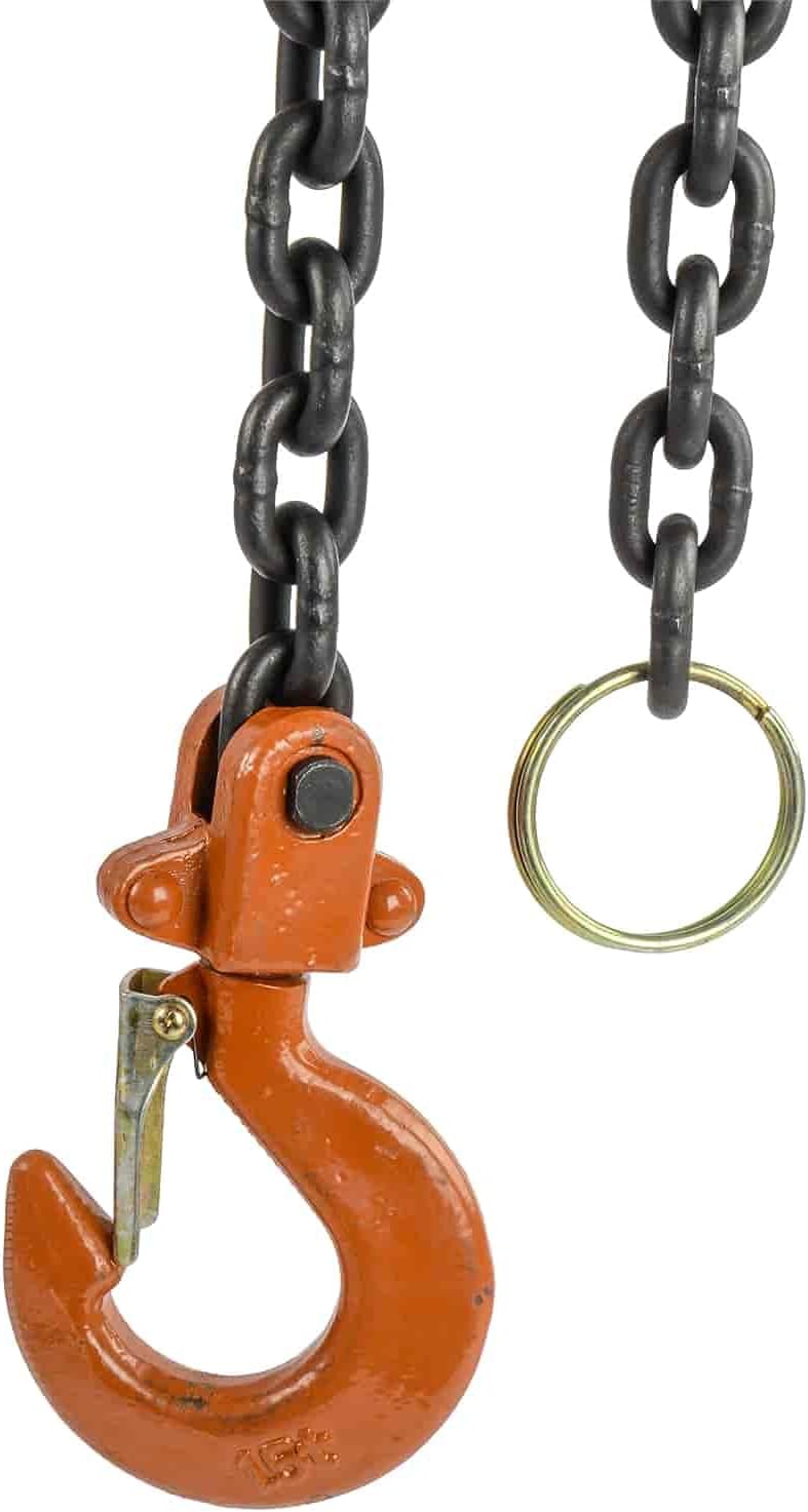 Lever Chain Hoist 1.5-Ton Capacity, 5 ft. Lift L624372