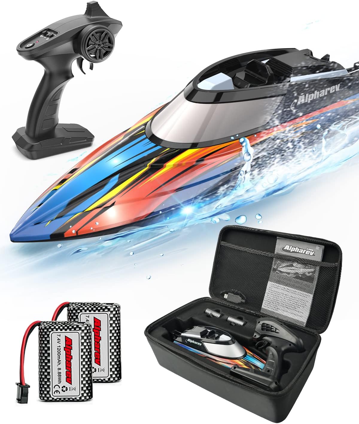 20+ MPH 2.4 GHZ Remote Control Boat F654