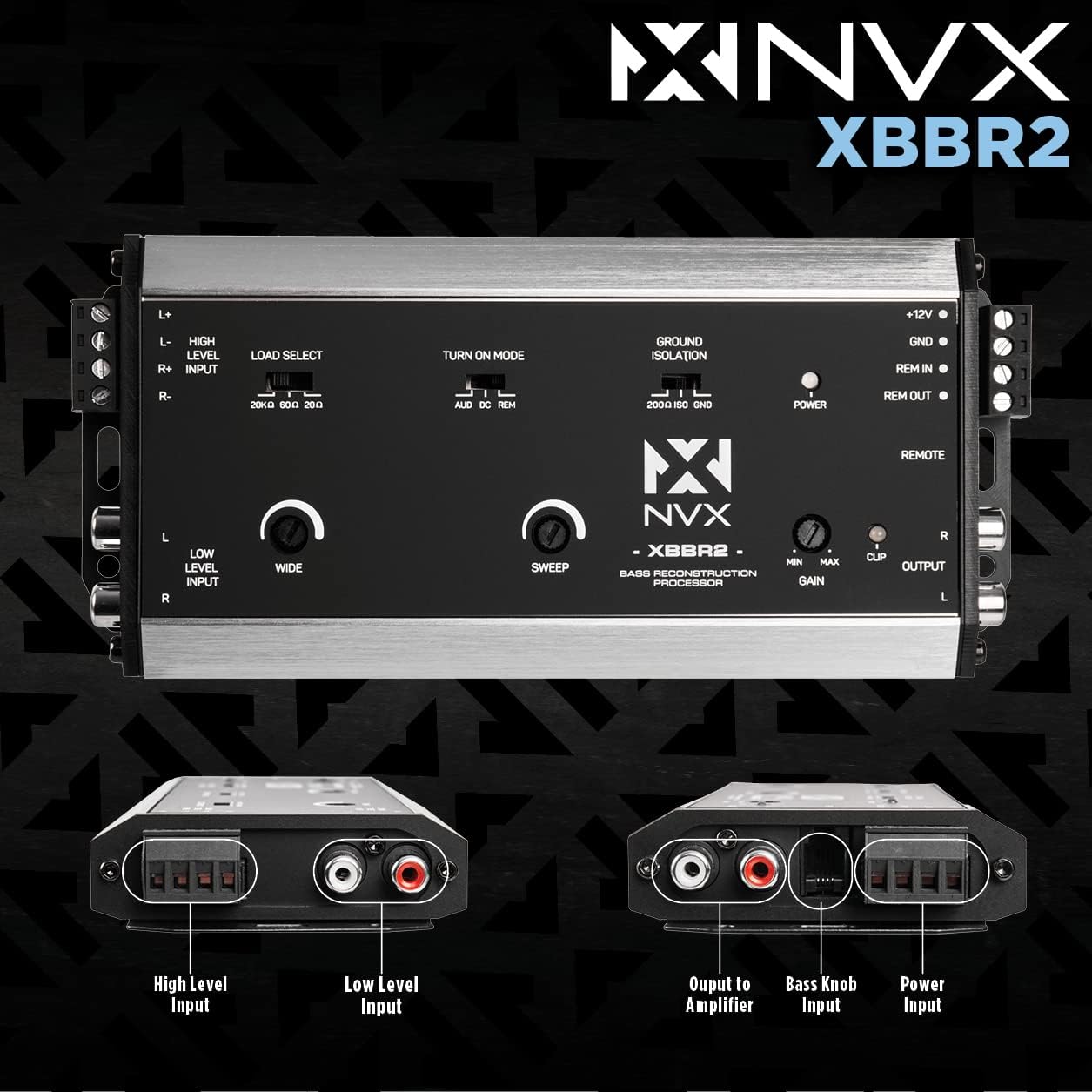 2-Channel Bass Restoration Processor and Line Output Converter D252