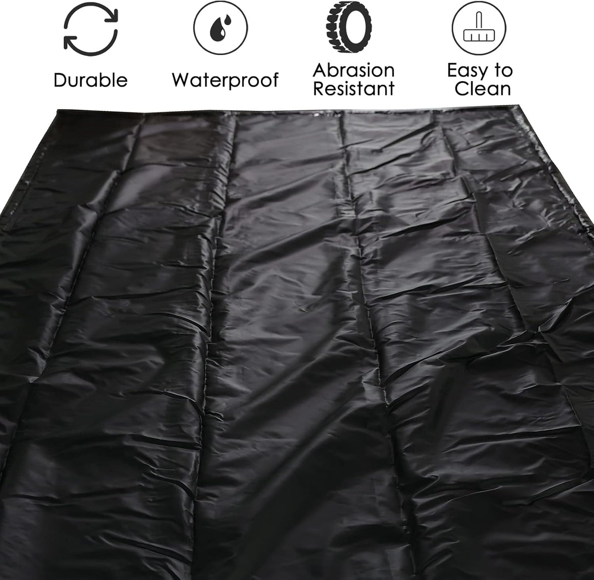 Black Garage Containment Mats 7'9'' X 16' J1864