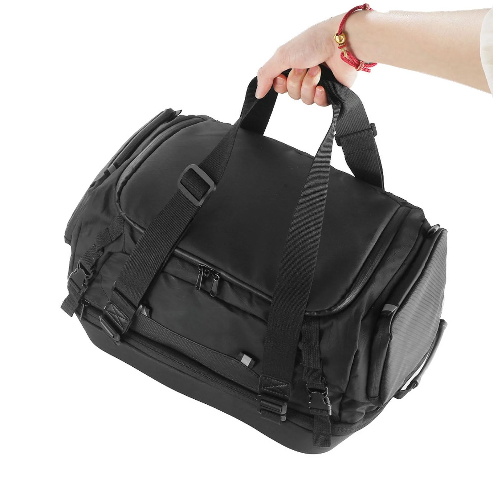 Black Waterproof Motorcycle Tail Bag R272365