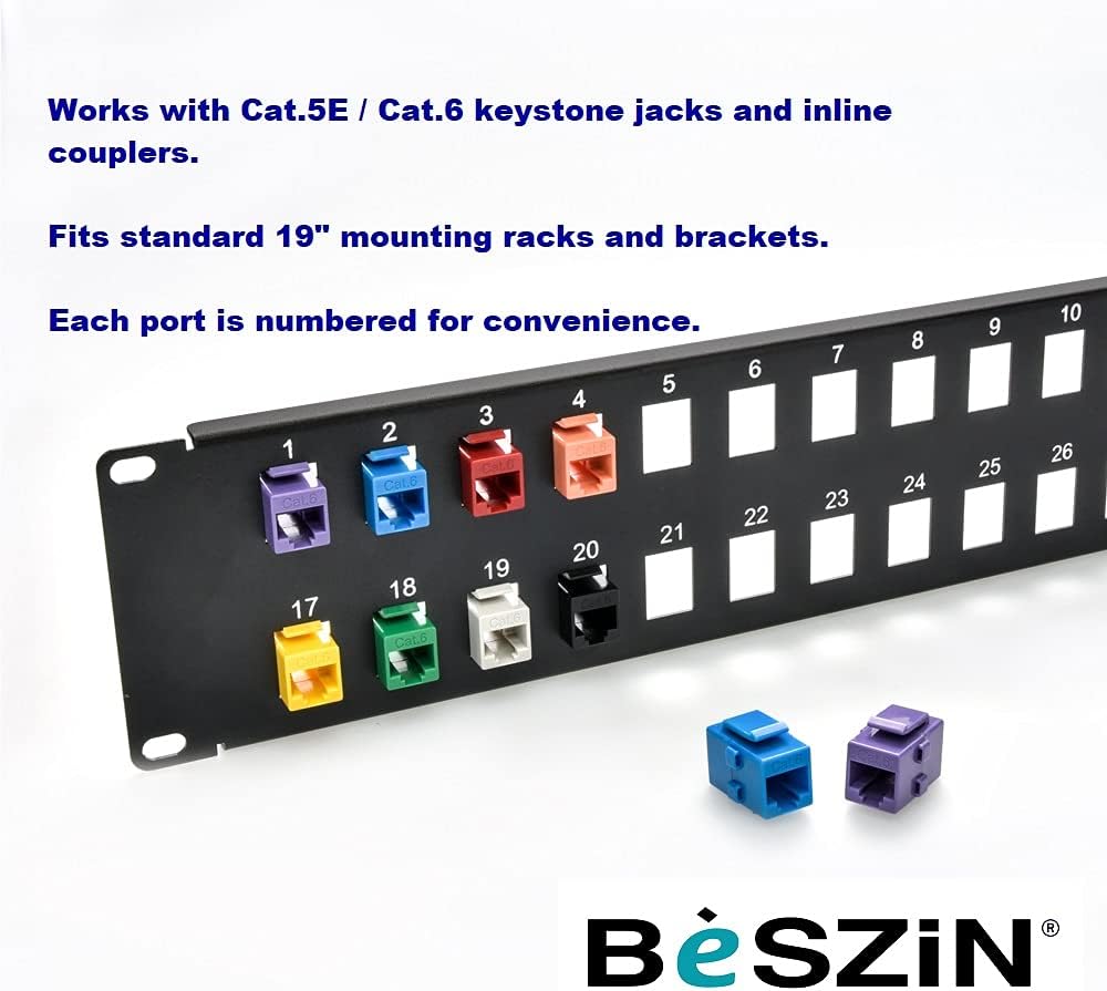 24 Port Blank Patch Panel L7689