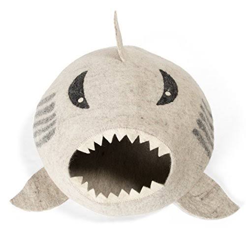 Grey Wool Cat Cave Bed M47262