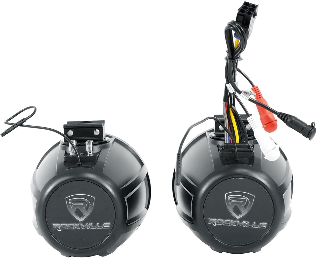 5.25" Powered Marine Bluetooth LED Tower Speakers K80861