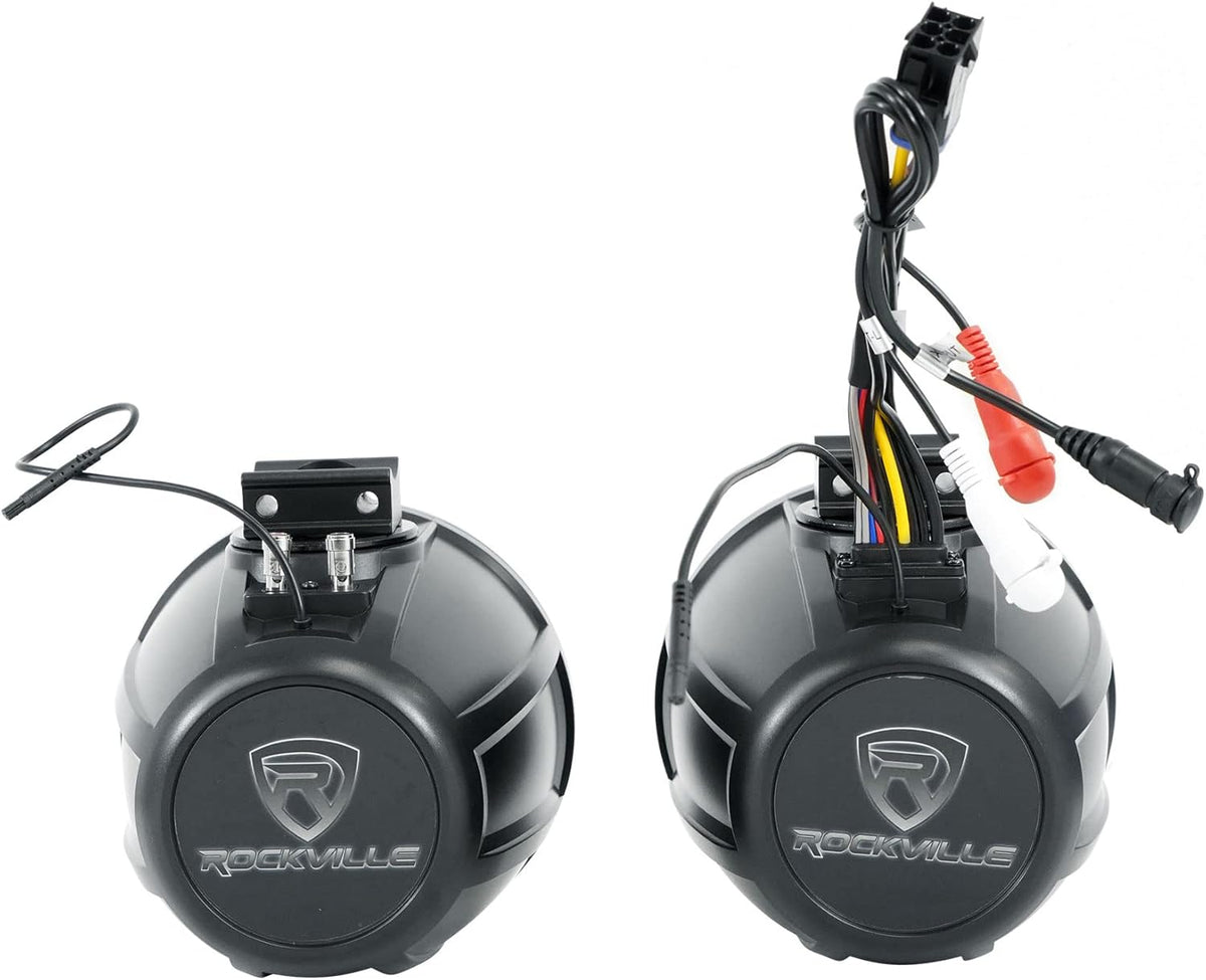5.25" Powered Marine Bluetooth LED Tower Speakers K80861