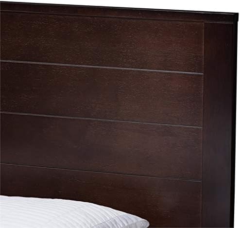 Twin Platform Bed in Espresso C275