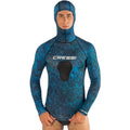 3X-Large Blue Hooded Rashguard Y787
