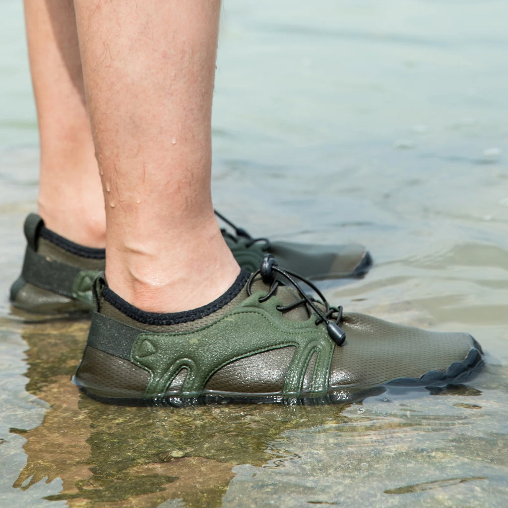 Army Green Men's Quick-Dry Water Shoes T154