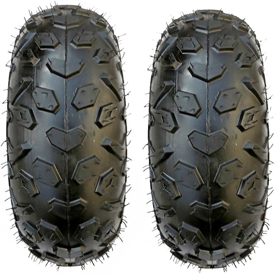 145/70-6 Tubeless ATV Tire with Rim (2pcs) U256