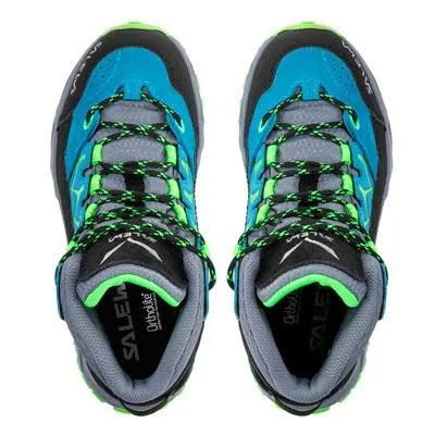 Blue Danube Fluo Green Mid Hiking Shoes N514156