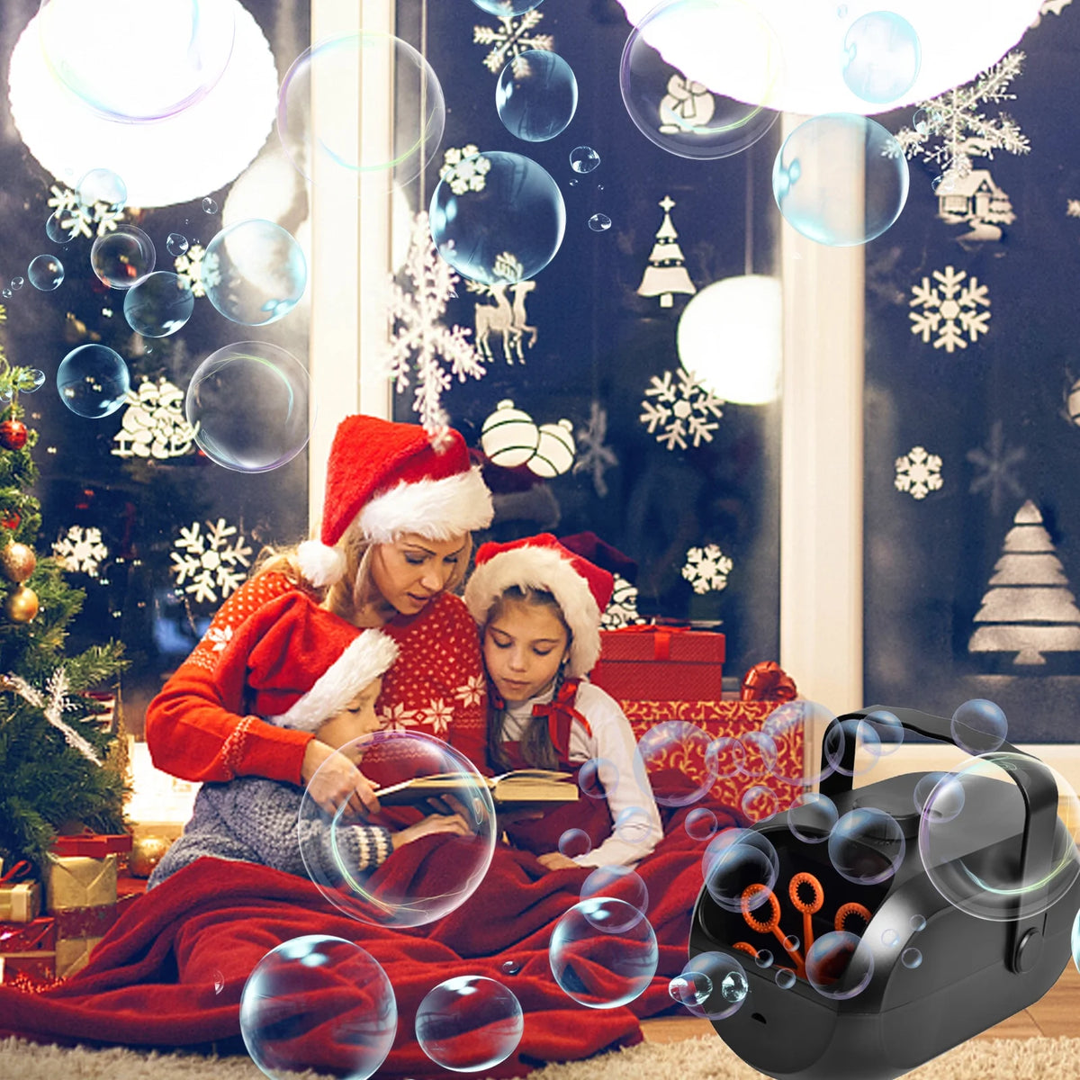 Portable Rechargeable Bubble Machine Y6326