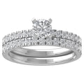 14K White Gold Diamond Engagement Ring Size 5 U2391