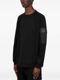 C.P. Company Metropolis Series stretch fleece mixed crewneck sweatshirt