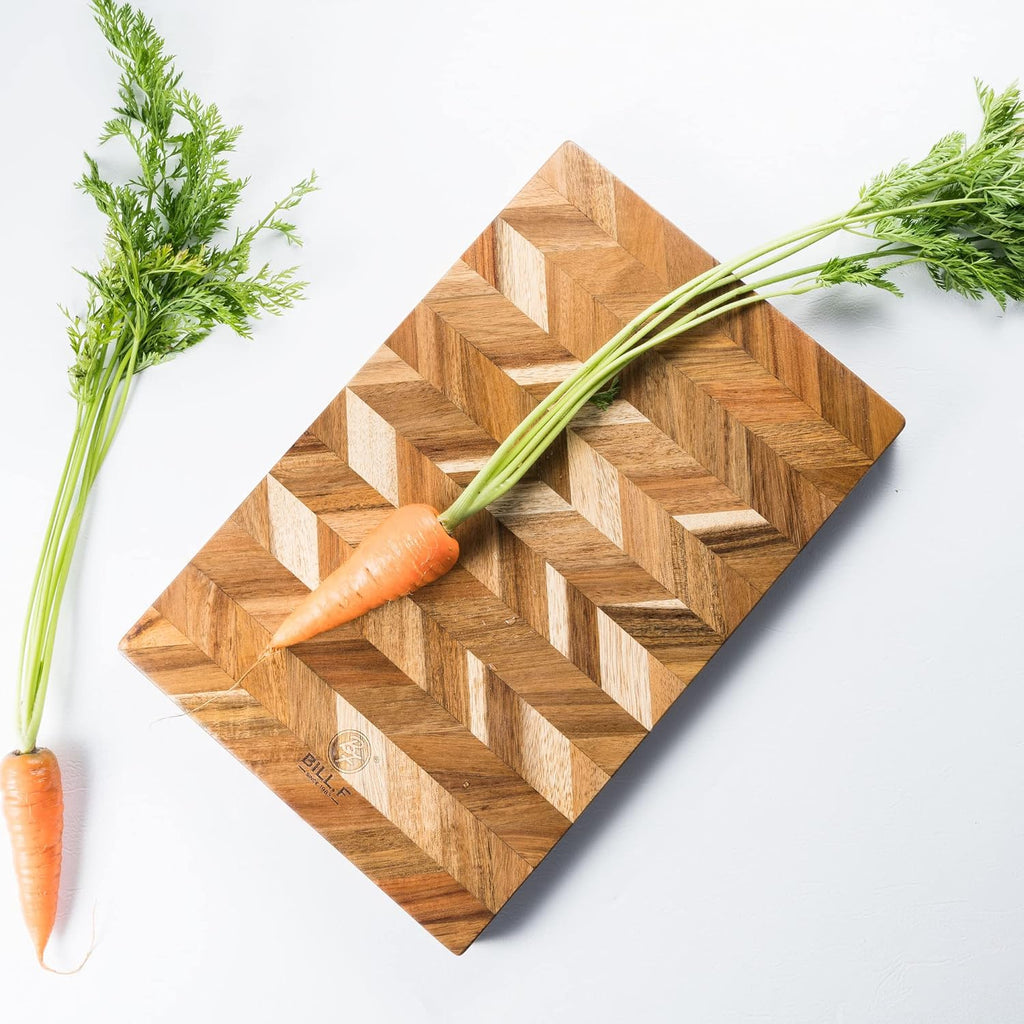 14x9 inch Acacia Wood Cutting Board, Pack of 2 T80645