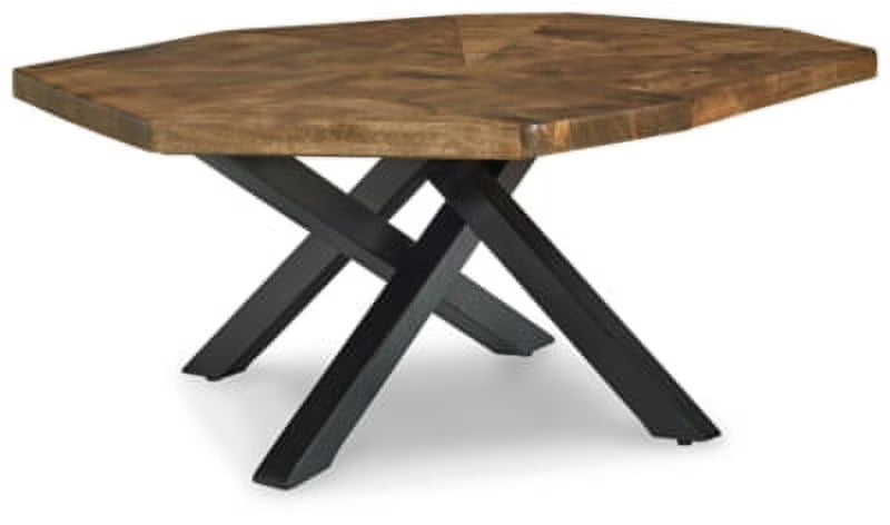 Brown/Black Coffee Table J963