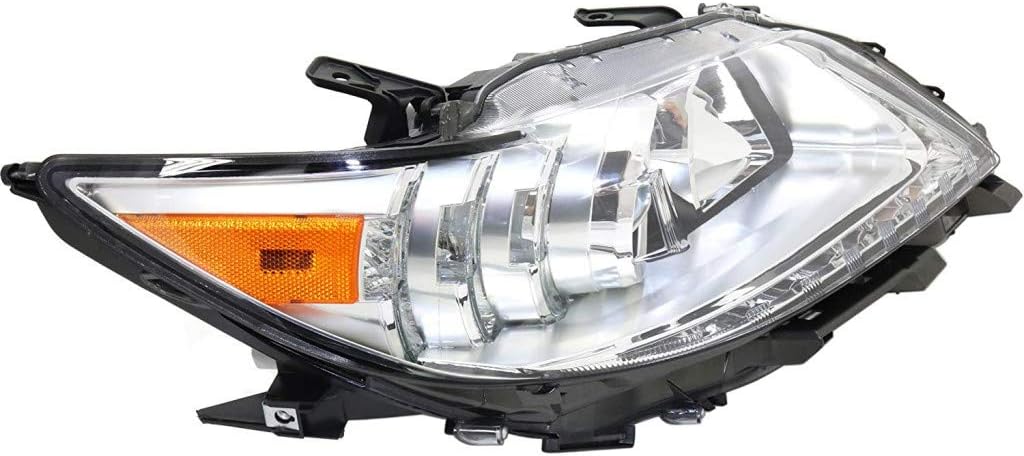 Passenger Side Black Housing Headlight Assembly R827