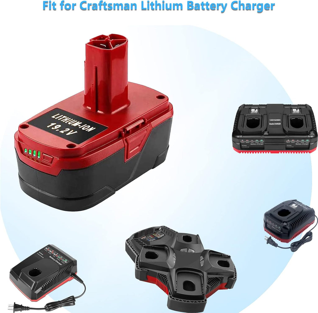4-Pack 5.0Ah 19.2V C3 Lithium ion Battery H282323