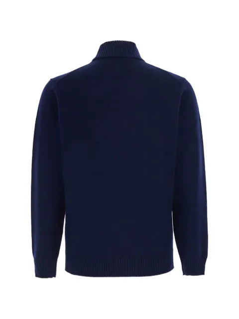 Kangra roll-neck ribbed-trim sweater
