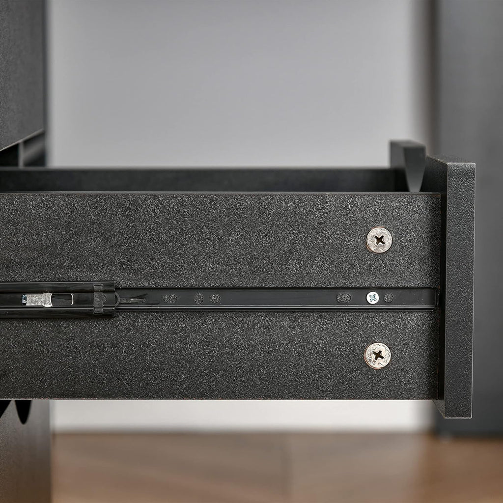 Black 3 Drawer Rolling File Cabinet V56533